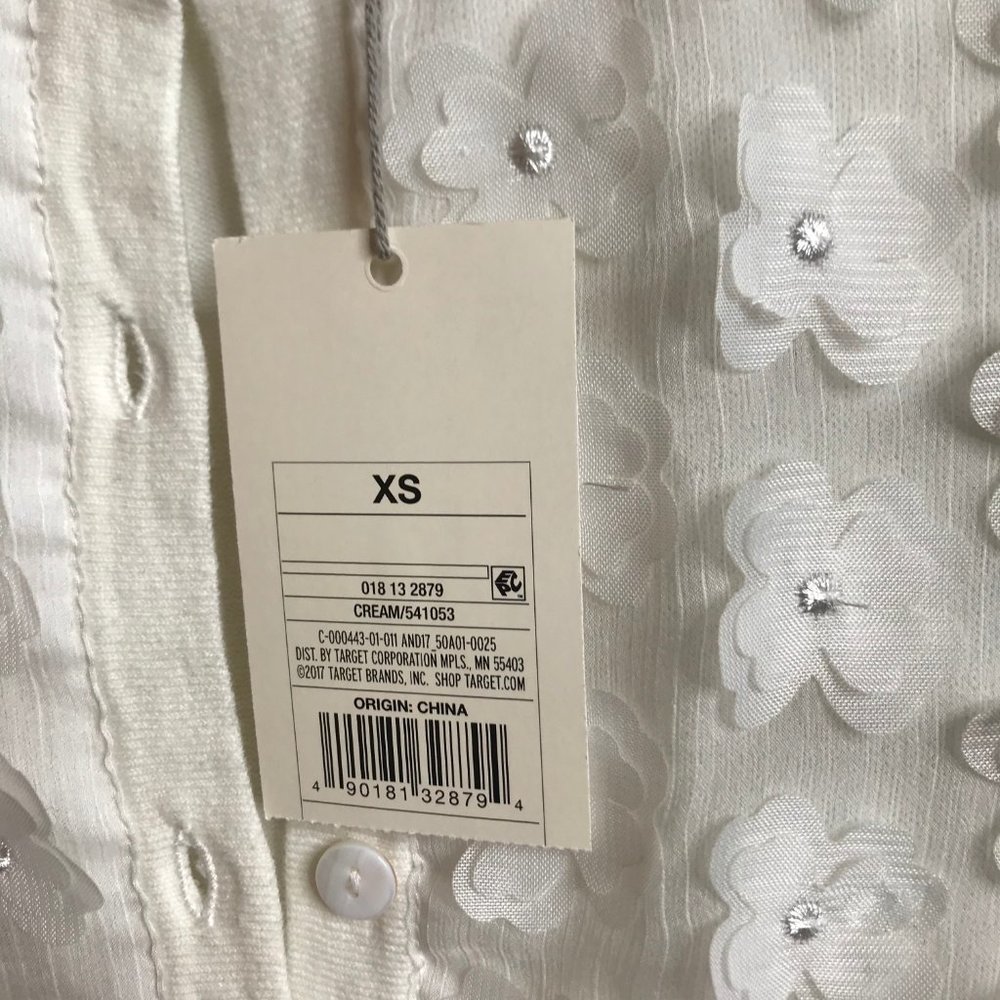 A New Day Cream Floral Embroidered Cardigan - Picture 7 of 8